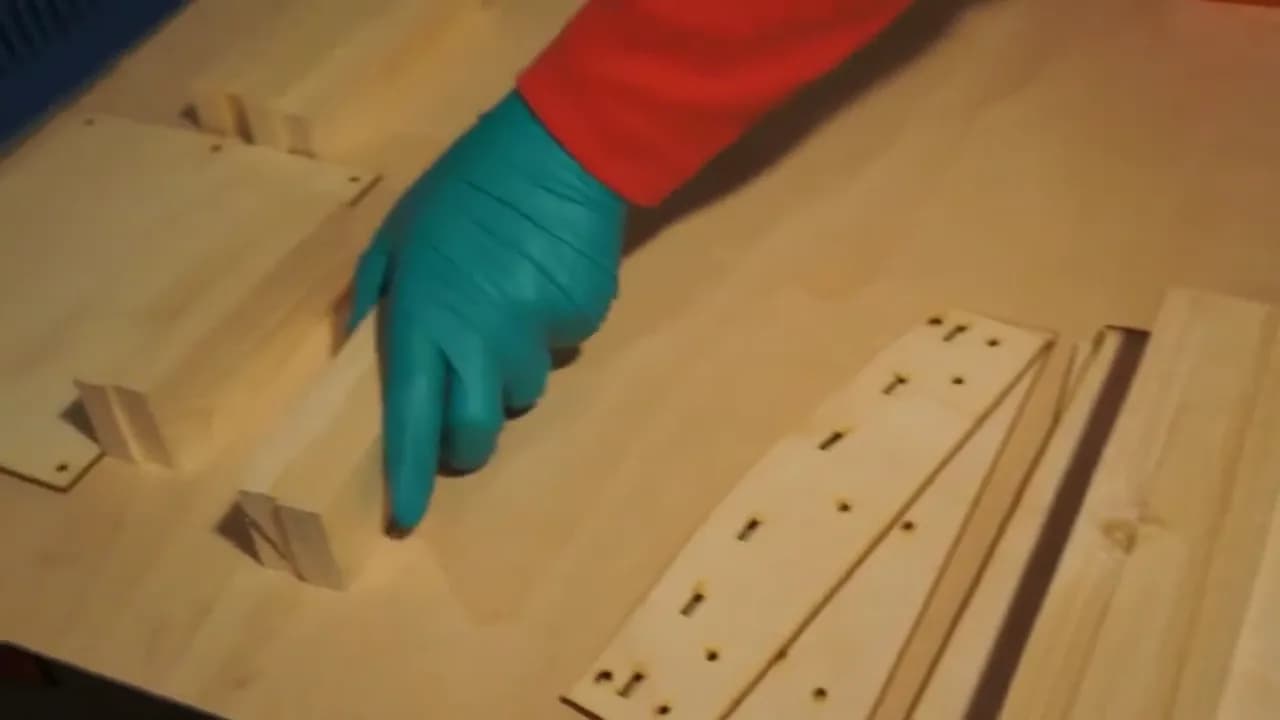 Кадр из видео: Как собрать кормушку для птиц
